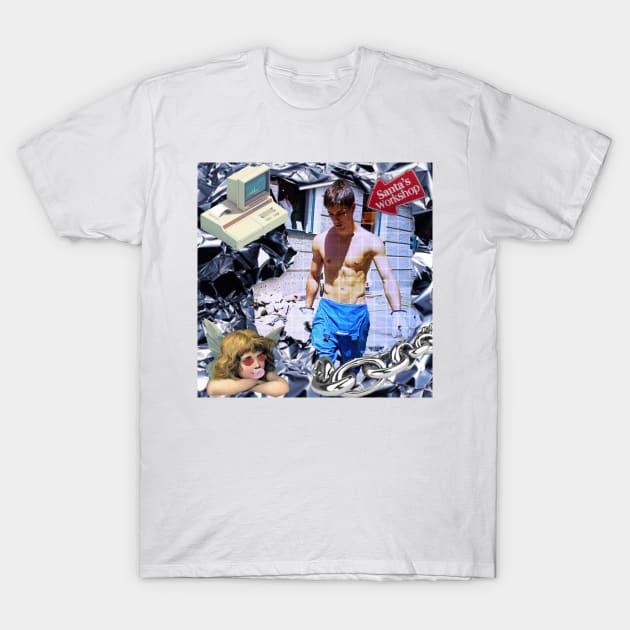 Shirtless Worker T-Shirt by DestroyMeDaddy